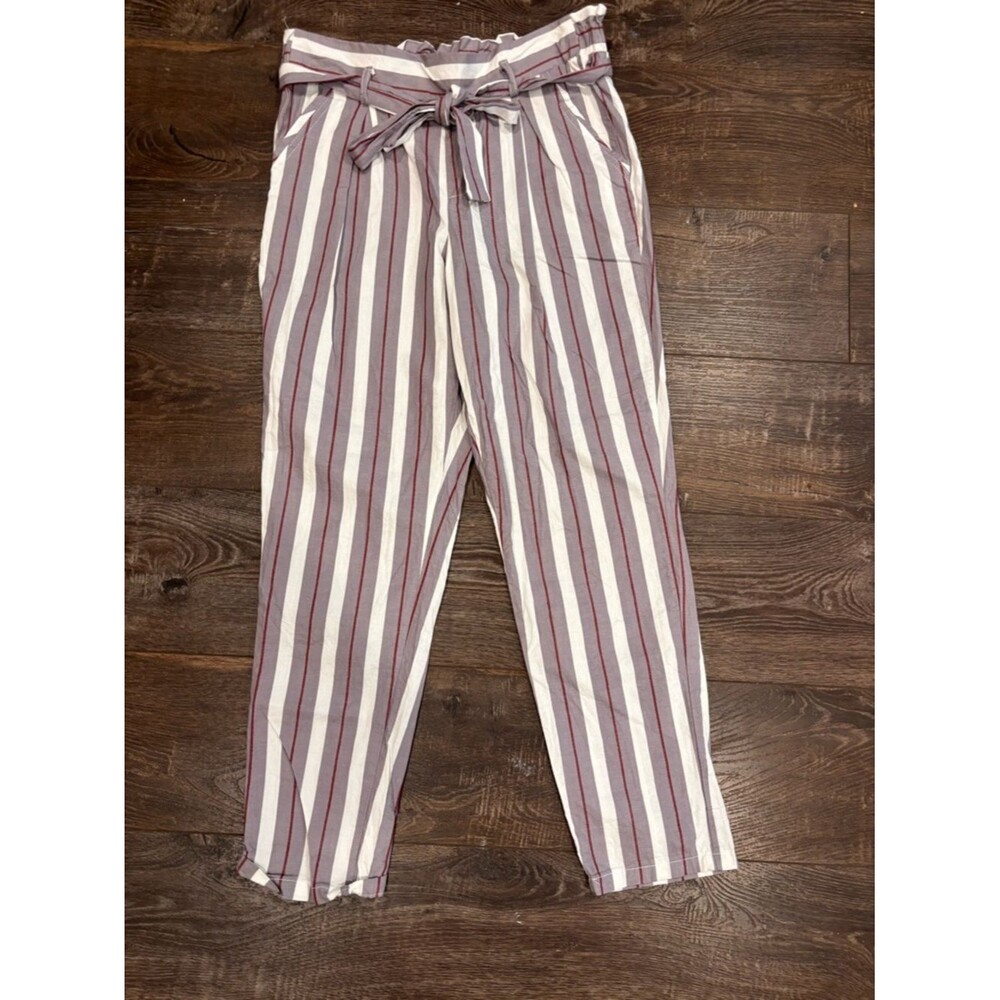 Harmony & Havoc size 7 Pinstripe Pants 100% Cotton